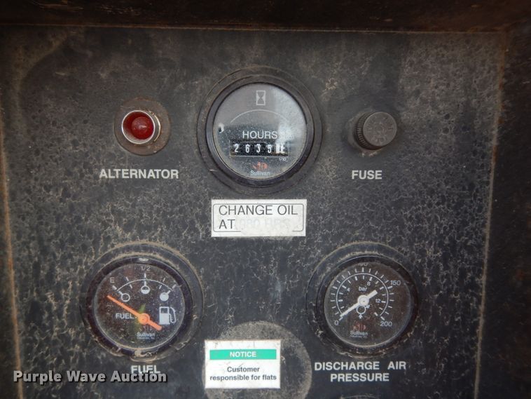 image for item HY9530 Sullivan D185QV  air compressor