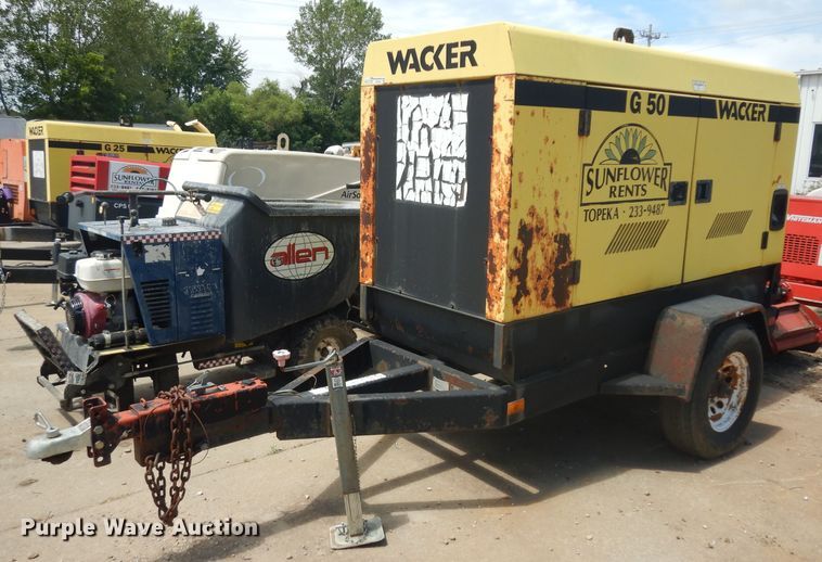 image for item HY9532 1999 Wacker G50  generator set