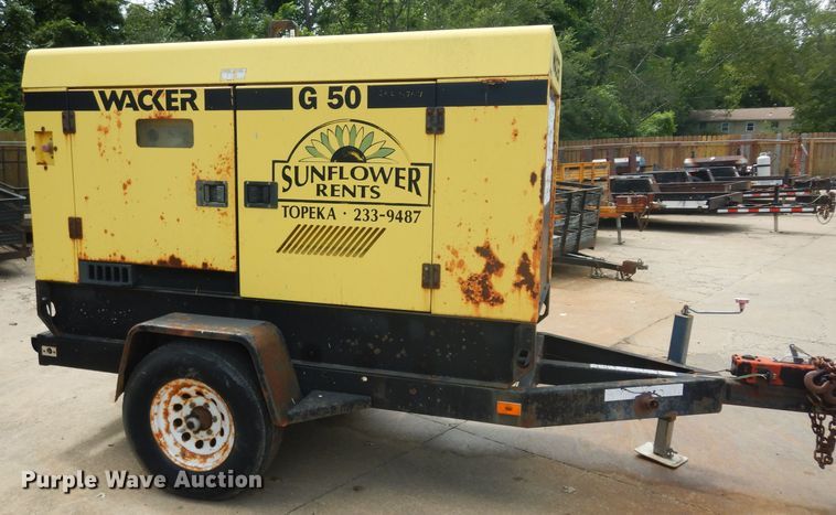 image for item HY9532 1999 Wacker G50  generator set