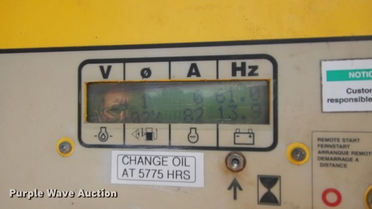 image for item HY9532 1999 Wacker G50  generator set