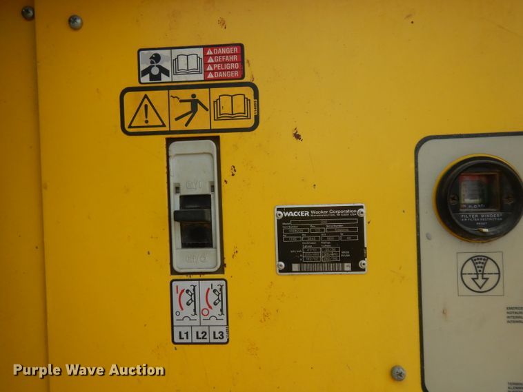 image for item HY9532 1999 Wacker G50  generator set