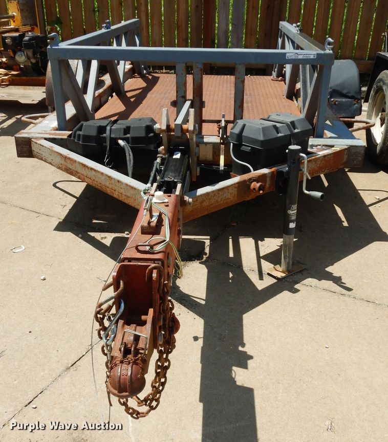 image for item HY9533 2000 Bil-Jax ET4000 tilt deck equipment trailer