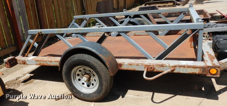 image for item HY9533 2000 Bil-Jax ET4000 tilt deck equipment trailer