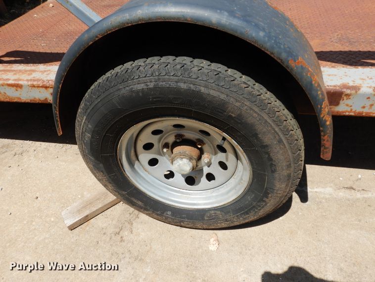 image for item HY9533 2000 Bil-Jax ET4000 tilt deck equipment trailer