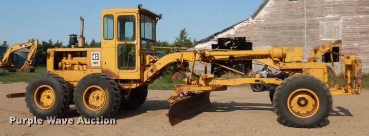 image for item DC4508 1967 Caterpillar 12F  rigid frame motor grader