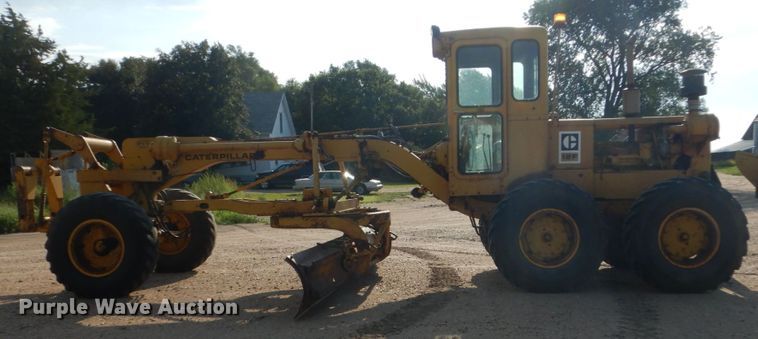 image for item DC4508 1967 Caterpillar 12F  rigid frame motor grader