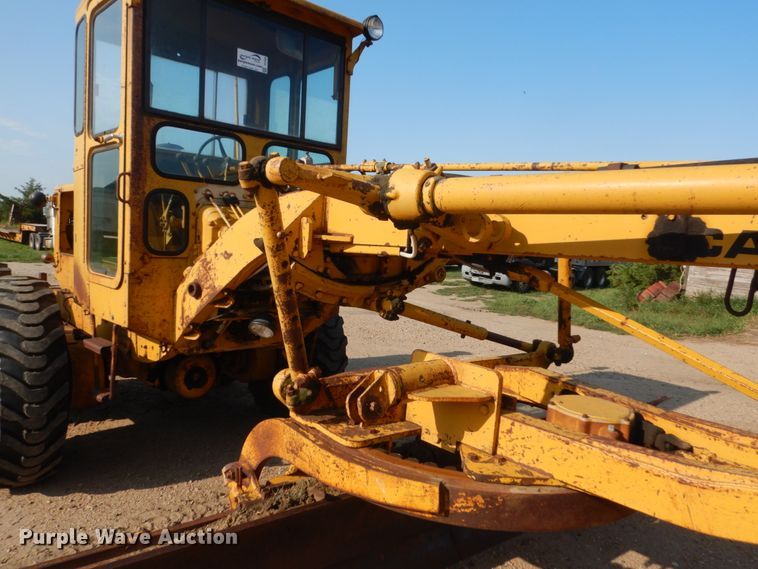 image for item DC4508 1967 Caterpillar 12F  rigid frame motor grader