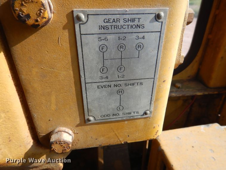 image for item DC4508 1967 Caterpillar 12F  rigid frame motor grader