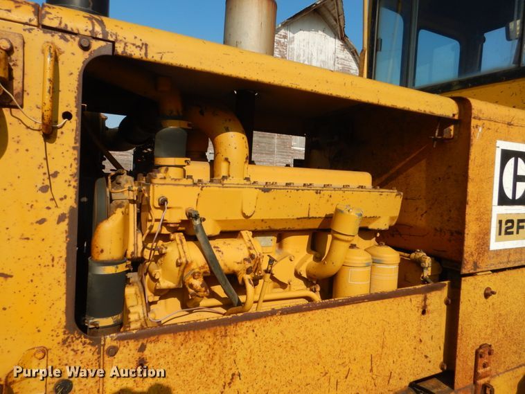 image for item DC4508 1967 Caterpillar 12F  rigid frame motor grader