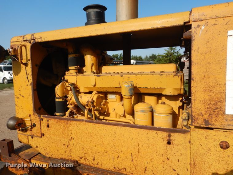 image for item DC4508 1967 Caterpillar 12F  rigid frame motor grader