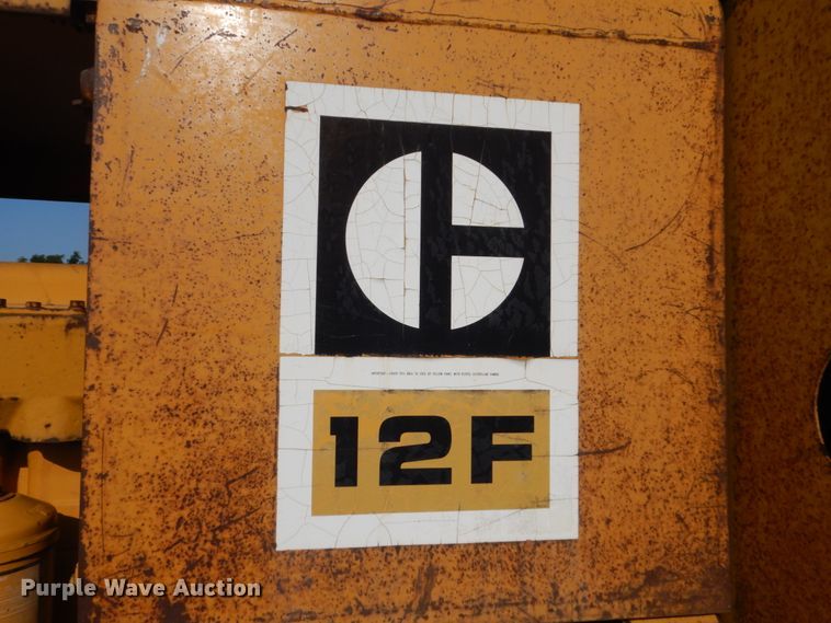 image for item DC4508 1967 Caterpillar 12F  rigid frame motor grader