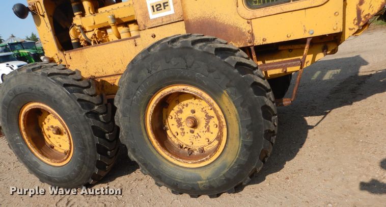 image for item DC4508 1967 Caterpillar 12F  rigid frame motor grader