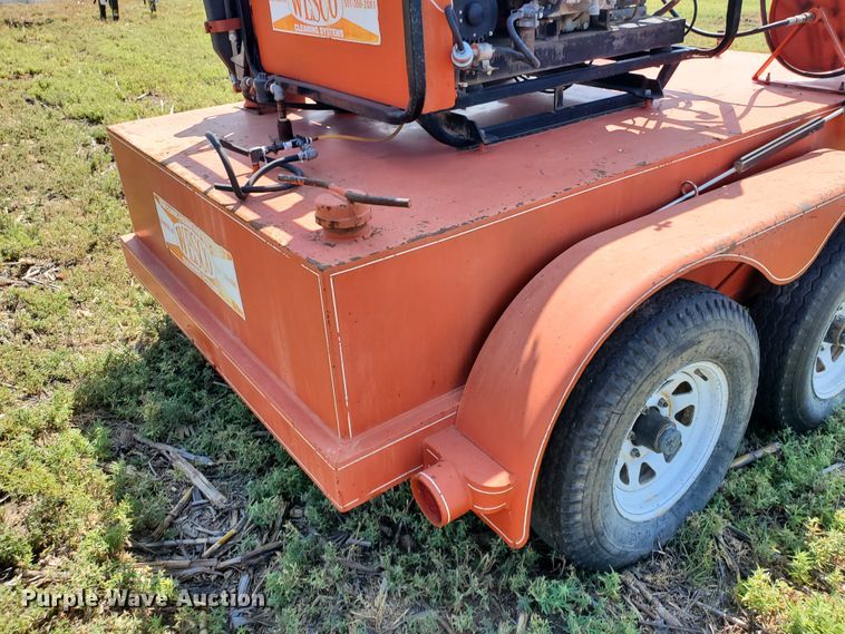 image for item DD0374 2001 Wesco pressure washer trailer