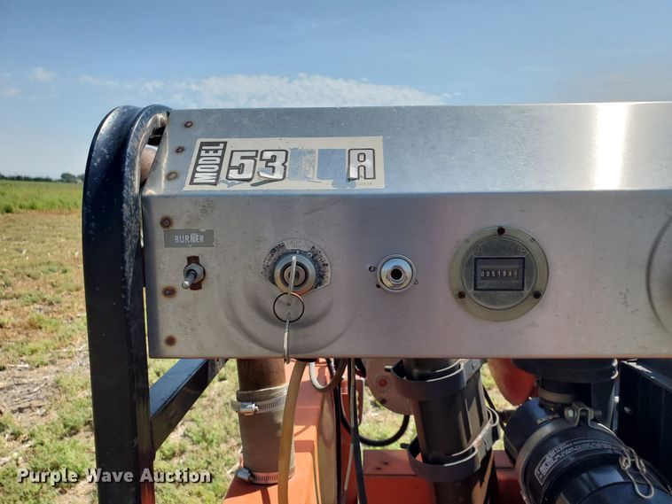 image for item DD0374 2001 Wesco pressure washer trailer