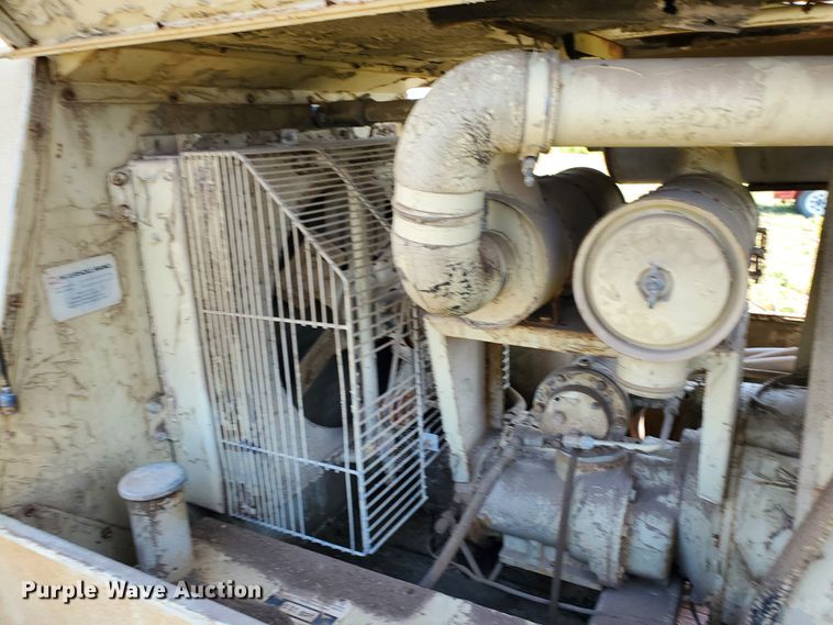 image for item DD0376 2000 Big Tex utility trailer with soda blast machine