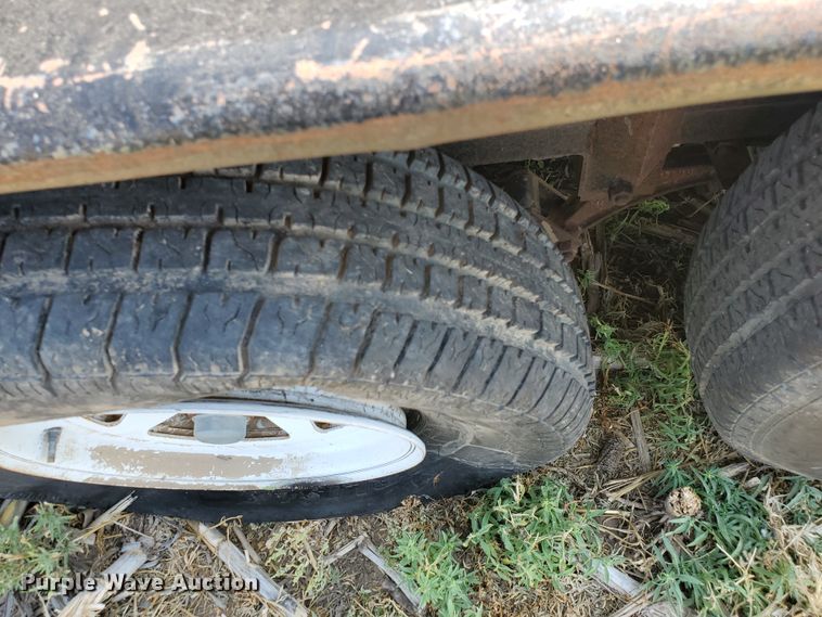 image for item DD0376 2000 Big Tex utility trailer with soda blast machine