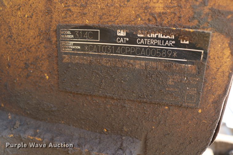 image for item DD5406 Caterpillar 314C CR  excavator