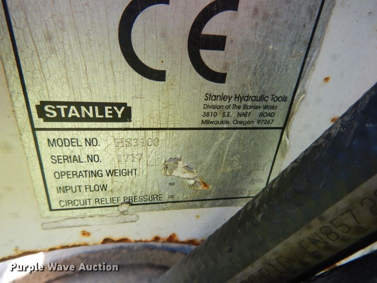 image for item DF5283 Stanley HS3000 plate compactor