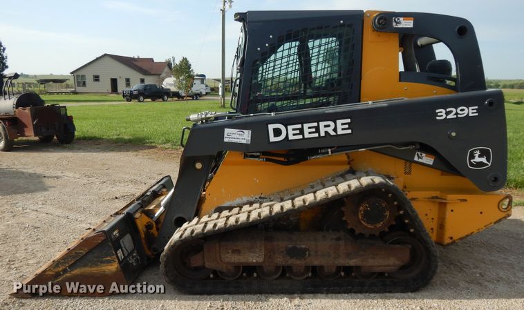 image for item DF5294 2015 John Deere 329E  tracked skid steer loader