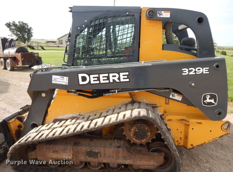 image for item DF5294 2015 John Deere 329E  tracked skid steer loader