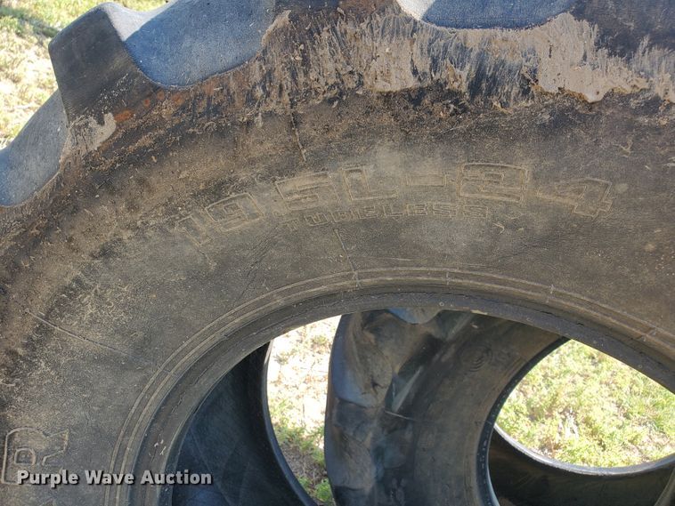 image for item DF7550 (2) Goodyear 19.5L-24 tires