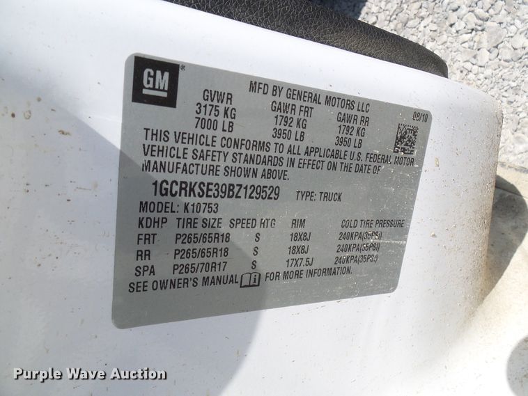 image for item DG2014 2011 Chevrolet Silverado 1500  Ext. Cab pickup truck