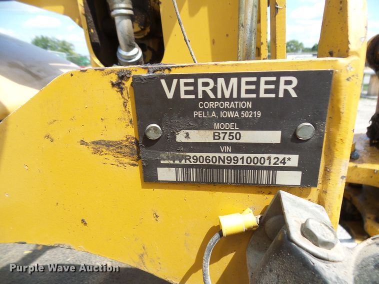 image for item DG2017 2009 Vermeer RTX750  trencher