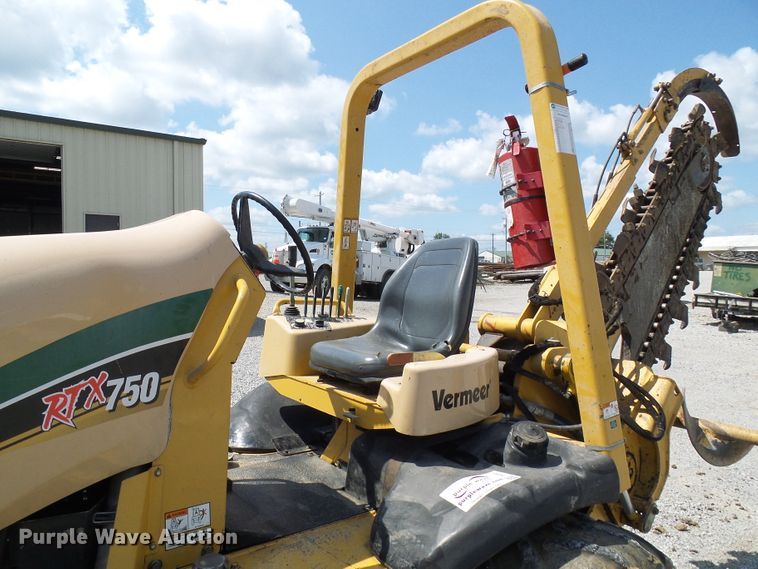 image for item DG2017 2009 Vermeer RTX750  trencher