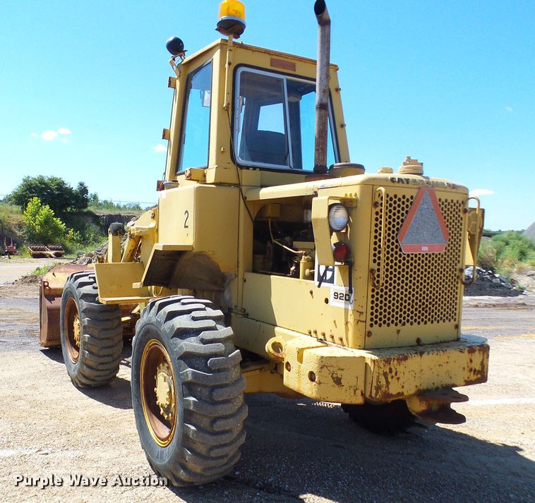 image for item DG2034 1978 Caterpillar 920  wheel loader