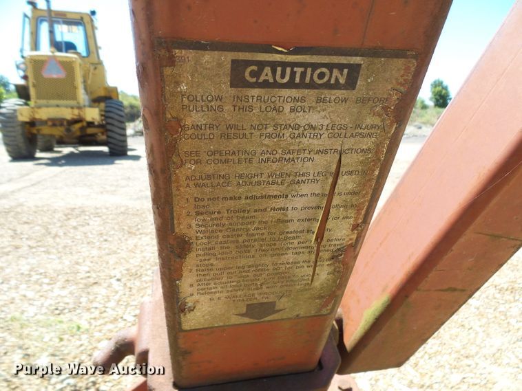 image for item DG2035 Wallace gantry crane