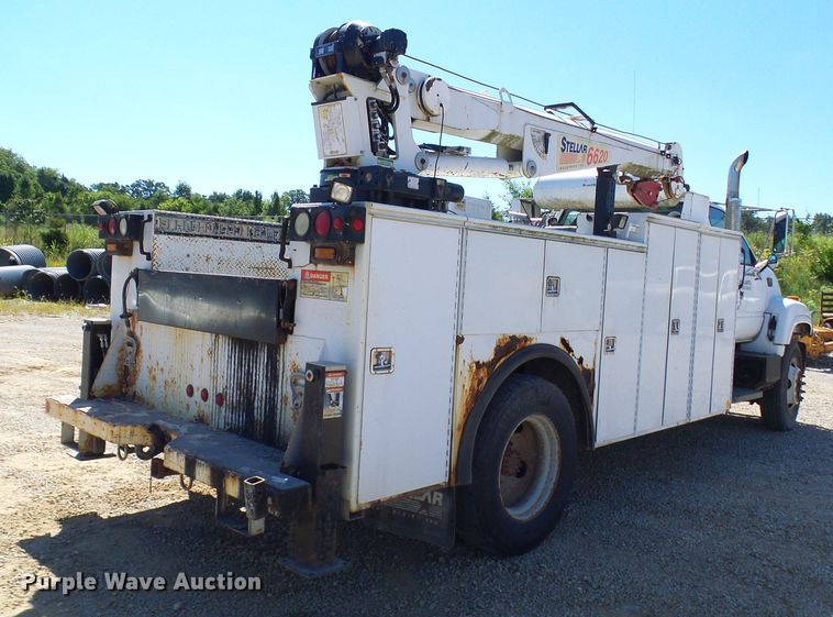 image for item DG2047 2001 Chevrolet C7500  service truck with crane