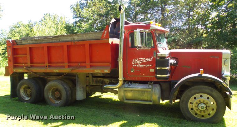 image for item DG2052 1984 Peterbilt 359  dump truck