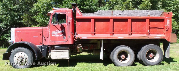 image for item DG2052 1984 Peterbilt 359  dump truck