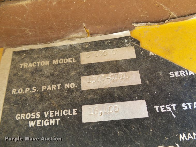 image for item DG2061 Case 680C  backhoe