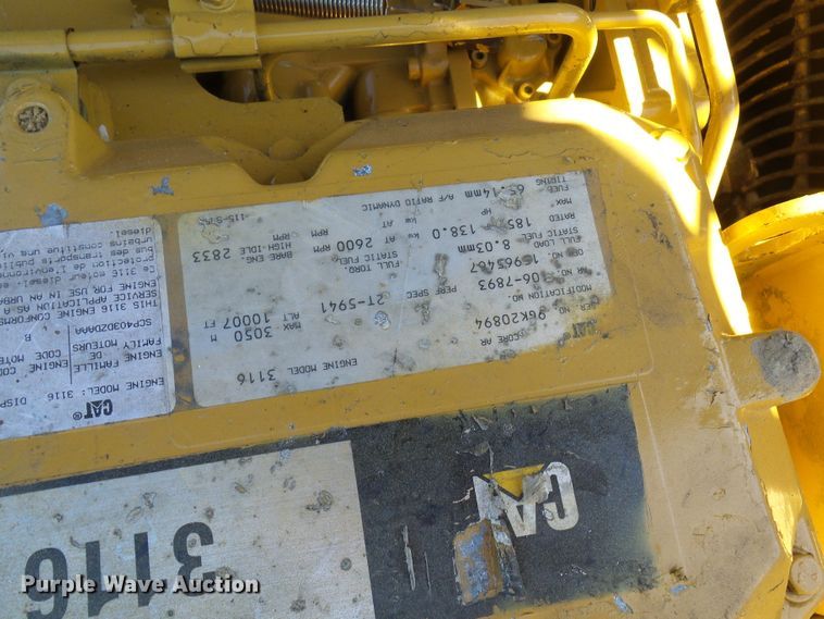 image for item DG2064 1996 Caterpillar 322B L   excavator