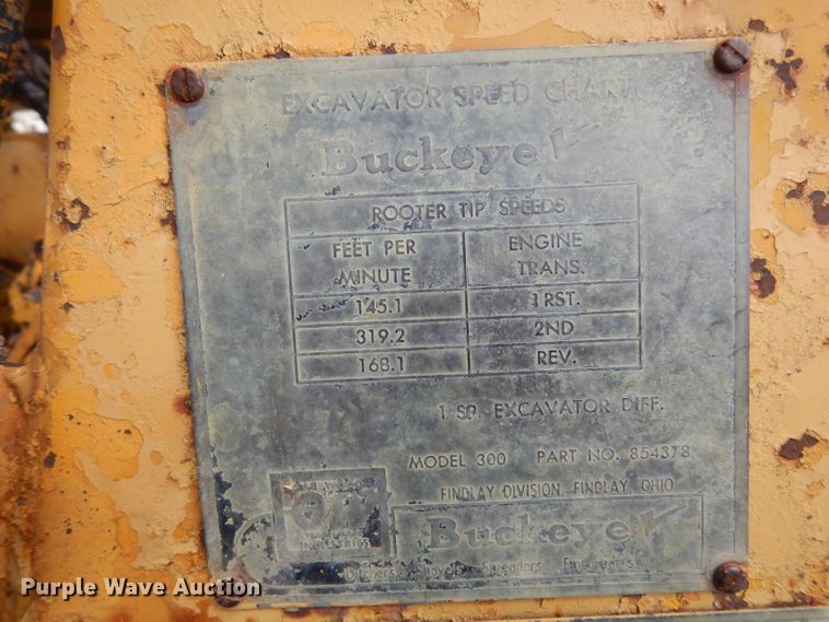 image for item DG6954 Buckeye  bucket wheel trencher