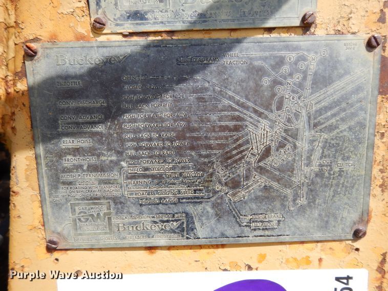 image for item DG6954 Buckeye  bucket wheel trencher