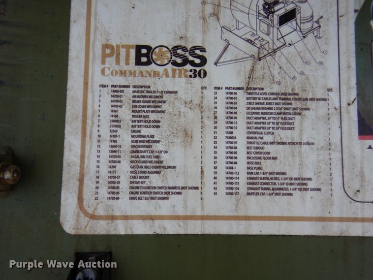 image for item DG6978 Barbco Pit Boss Command Air 30 blower