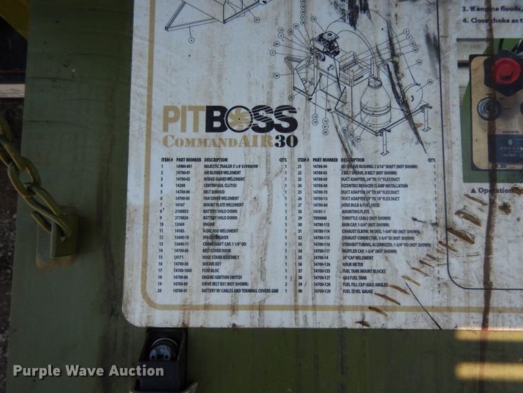 image for item DG6980 Barbco Pit Boss Command Air 30 blower