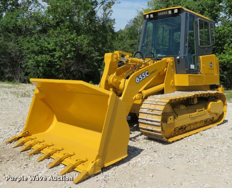 image for item DH1126 2012 John Deere 655C  trackloader