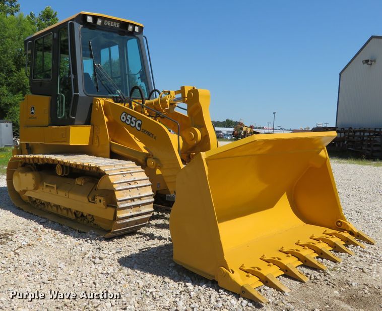 image for item DH1126 2012 John Deere 655C  trackloader