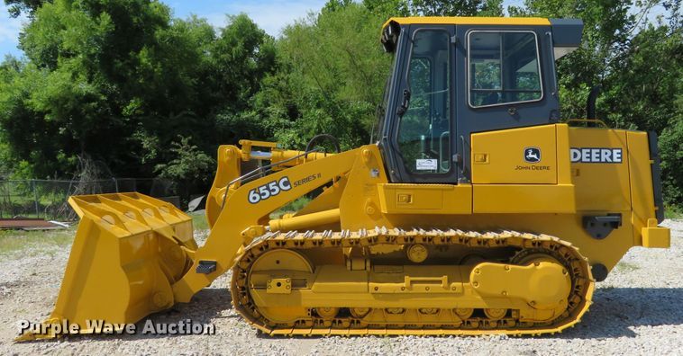 image for item DH1126 2012 John Deere 655C  trackloader