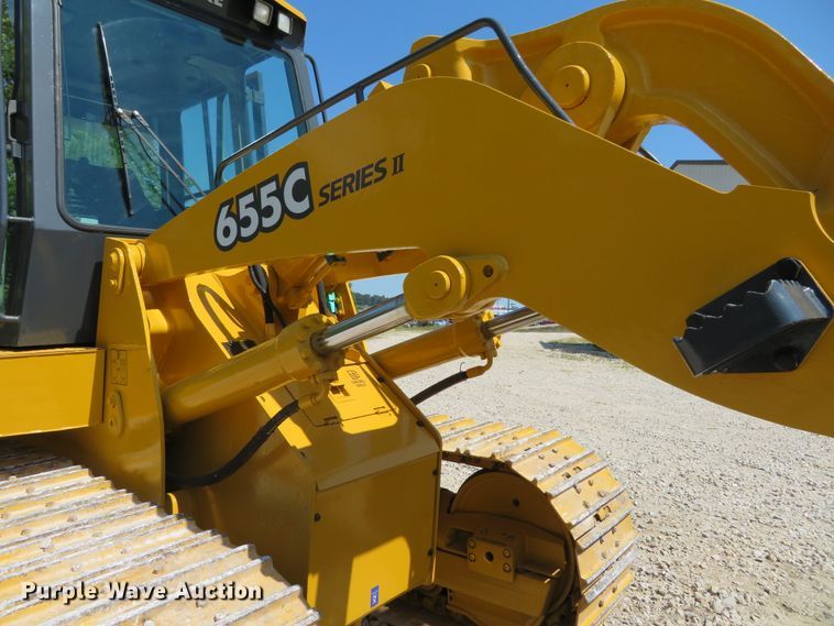 image for item DH1126 2012 John Deere 655C  trackloader