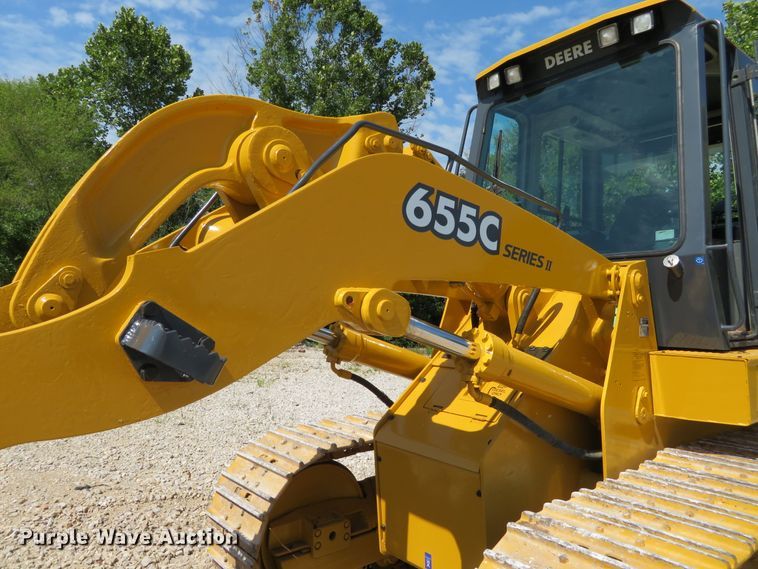 image for item DH1126 2012 John Deere 655C  trackloader