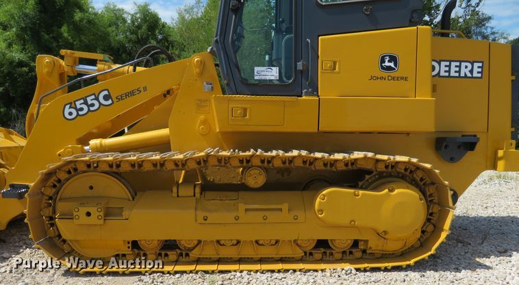 image for item DH1126 2012 John Deere 655C  trackloader