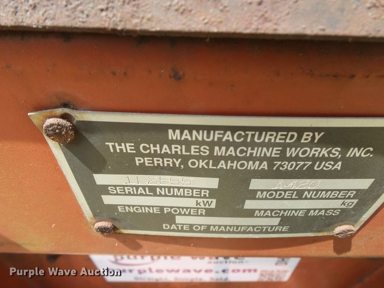 image for item DH3853 Ditch Witch A420 backhoe