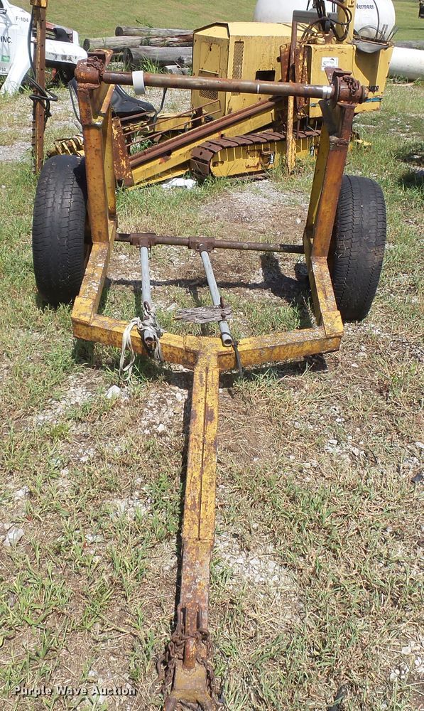 image for item DH3858 Shop built reel trailer