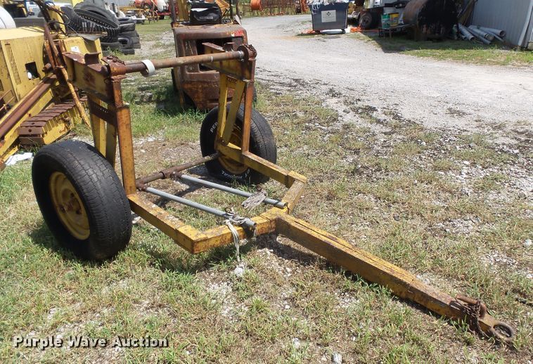image for item DH3858 Shop built reel trailer