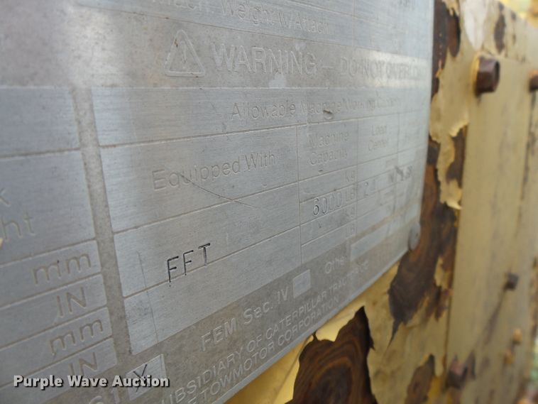 image for item DH3860 Caterpillar T60B  forklift