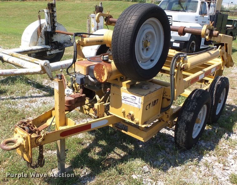 image for item DH3866 Shop built reel trailer